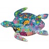 Puzzle 48 pièces en bois pour enfant - Tortue marine