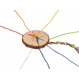 Tricotin en bois brut pour enfant