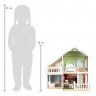 Maison de poupée en bois pour enfant - Duplex urbain
