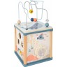Cube de motricité en bois pour bébé - Beauté marine