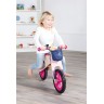 Draisienne évolutive en bois pour enfant - En route pour l'aventure rose