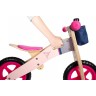 Draisienne évolutive en bois pour enfant - En route pour l'aventure rose