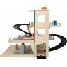 Garage à voitures en bois pour enfant
