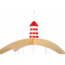 Mobile en bois pour bébé - Voyage marin