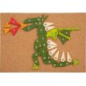 Jeu de clous en bois pour enfant - Dragon