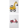 Jeu de clous en bois pour enfant - Véhicules