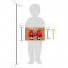 Jeu de clous en bois pour enfant - Véhicules
