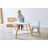 Table et 2 chaises en bois pour enfant - Banquise