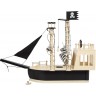 Bateau de pirates en bois pour enfant