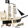 Bateau de pirates en bois pour enfant