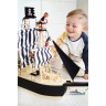 Bateau de pirates en bois pour enfant