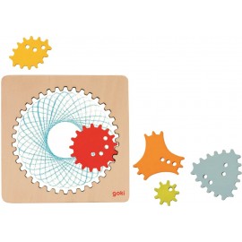 Spirographe en bois pour enfant