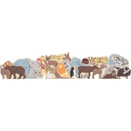 Puzzle 26 pièces en bois pour enfant - L'alphabet des animaux
