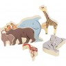 Puzzle 26 pièces en bois pour enfant - L'alphabet des animaux
