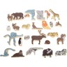 Puzzle 26 pièces en bois pour enfant - L'alphabet des animaux