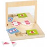 Jeu de symétrie en bois pour enfant - Miroir
