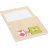 Jeu de symétrie en bois pour enfant - Miroir