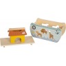 Jeu à encastrer en bois pour enfant - Ma petite arche de Noé