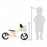 Tricycle et draisienne 2 en 1 en bois pour enfant - Plaisir nature