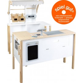 Marchande modulable en bois pour enfant - Ma petite épicerie