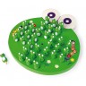 Jeu de solitaire en bois pour enfant - Grenouille