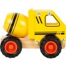 Véhicule bétonnière en bois pour enfant