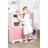 Grande cuisine en bois rose pour enfant