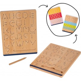 Initiation à l'écriture en Bois Tracés pour Enfant