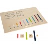 Coffret mathématiques en Bois Réglettes cuisenaire et opérations pour Enfant