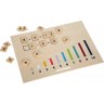 Coffret mathématiques en Bois Réglettes cuisenaire et opérations pour Enfant