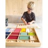 Coffret mathématiques en Bois Réglettes cuisenaire et opérations pour Enfant