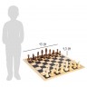 Jeux d'échecs et de dames XXL en Bois pour Enfant