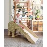 Toboggan d'intérieur en Bois Girafe pour Enfant